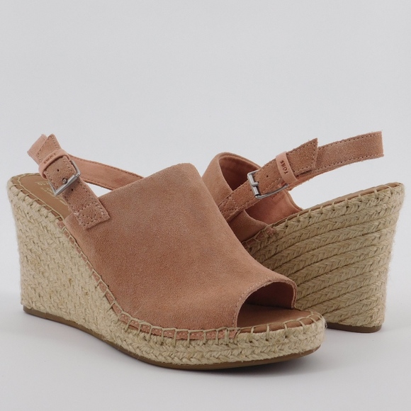 monica suede espadrille wedge